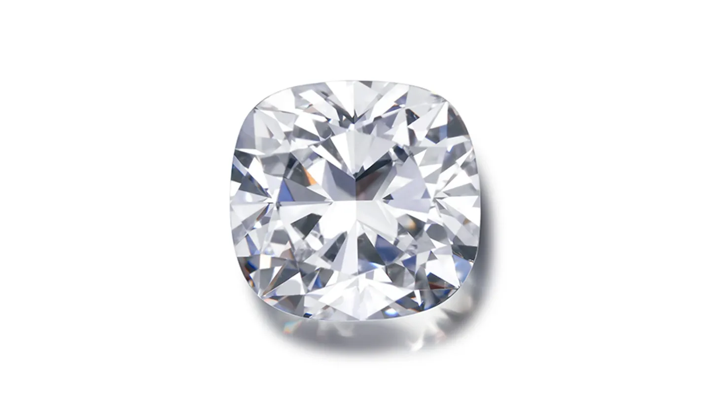 Cushion cut lab-grown diamond